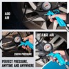 Poppstar Compressed Air Accessory Set: Tire Inflator (0-16 bar, Hose: