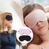 2 Pieces Silk Sleep Mask with Adjustable Strap, Eye Sleep