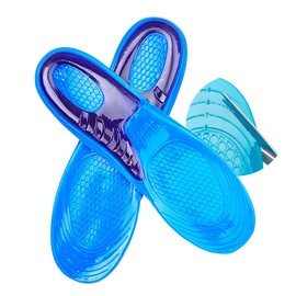 Plantilla Ortopédica Gel Confort Ultra Anti Fatiga Unisex - Plantillas ortopédicas, plantillas de apoyo de arco para zapatos, Transpirable, mantiene los pies frescos (6-9)