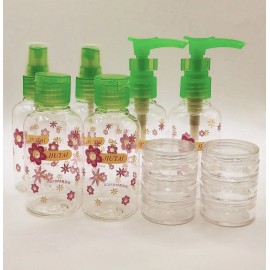 Unbranded Travel Mini Bottles 2.5 Fl Oz / 75 Ml For Toiletries 8 Sets