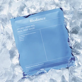 Korean Ceramide Panthenol Hydrogel Face Mask 16 Pack, Biodance Hydro Cera-nol Real Deep Mask
