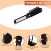 2 Pcs Foldable Hair Brush with Mirror Portable Travel Hair