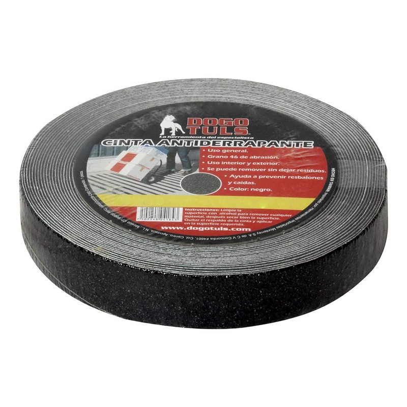 Dogotuls IM2001 Cinta Antiderrapante 1"X 15' Negra 1" x 15'