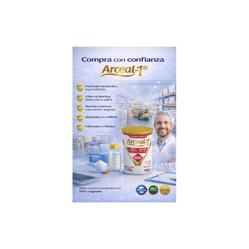 Arceal 1 Suplemento Alimenticio Orina Jarabe De Arce (msud)
