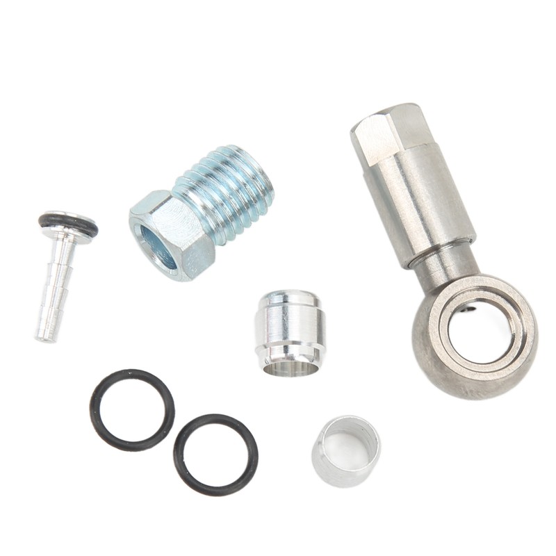 Bike Olive Hose Fittings Kit Stainless Steel Five Wire Body