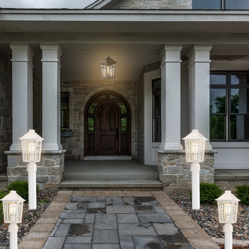 Darkaway Outdoor Post Lights Lamp Post Light Fixture, Waterproof Aluminum