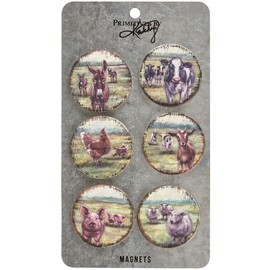 Primitives by Kathy Farm Friends Magnet Set