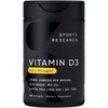Sports Research Vitamin D3 5000iu (125mcg) with Coconut Oil ~