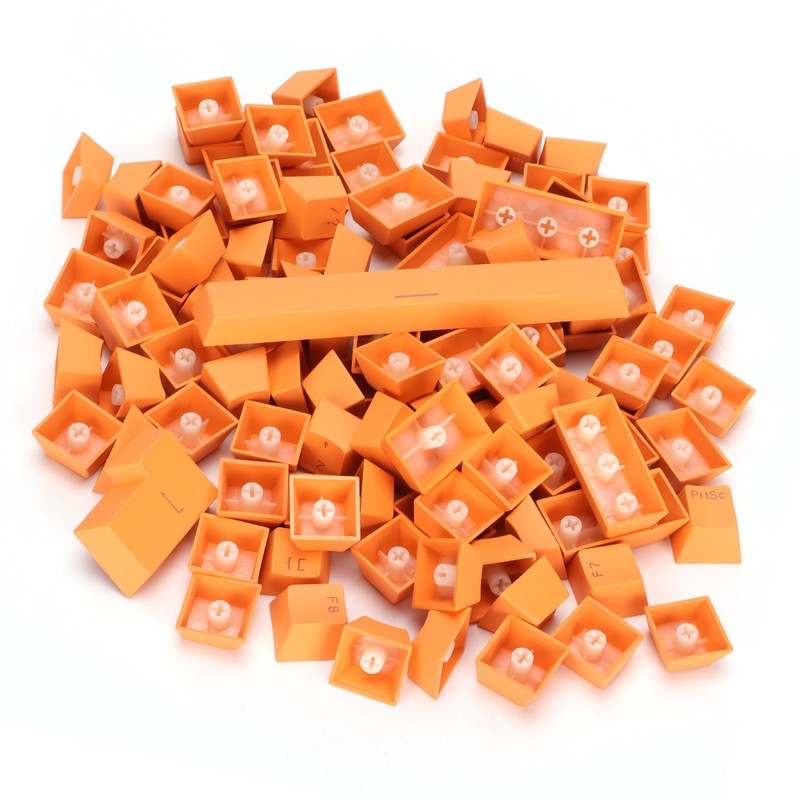 PBT Keycaps Ergonomic Design Oil Resistant Colorful 108 Key Video