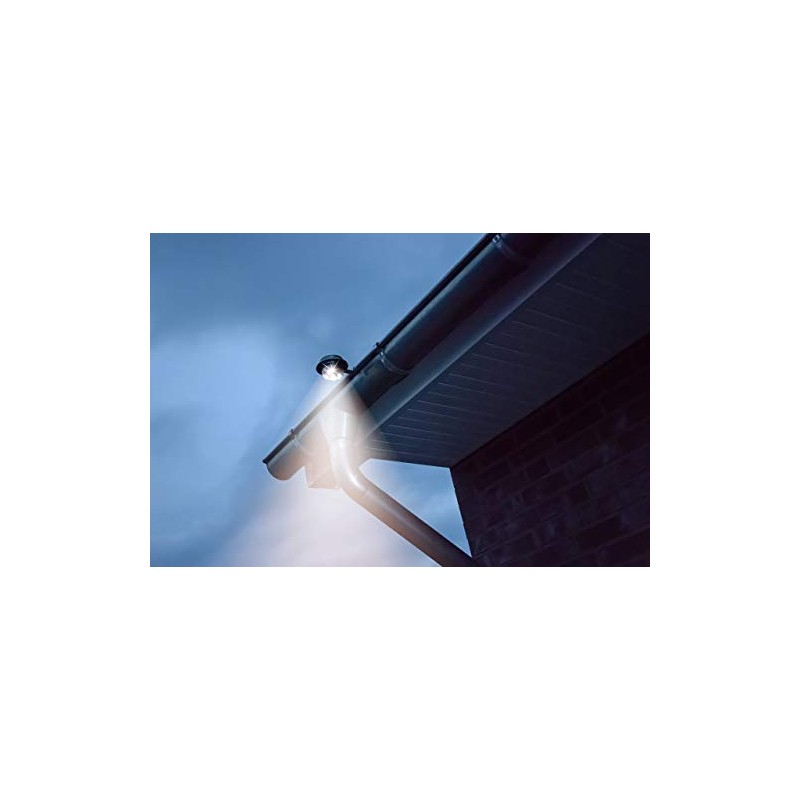 Solar Gutter Light Set of 3 Black or White Wireless
