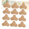 ORFOFE 12pcs Self-heating Wormwood Moxibustion Neck Patches for Natural Ginger