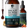 Shilajit Liquid Drops, 12-in-1 Complex - Sea Moss, Ashwagandha, Maca,
