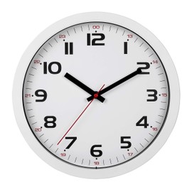 TFA 60.3050 Analogue Wall Clock with Sweep Movement, 305 mm (White)