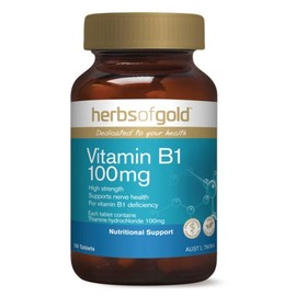 Herbs of Gold Vitamin B1 100mg 100tabs