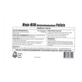 Select the Best Mega-MSM Pellets 10 lb