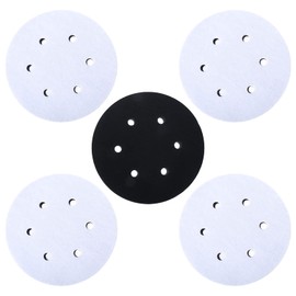 SPARKFIRE 5 Pack 6 Inch 6 Hole Hook and Loop Soft Sponge Interface Buffer Pad Sanding Disc Cushion Backing Pads for Polishing and Buffing