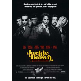 OMG Printing Jackie Brown Quentin Tarantino Poster/Print/Picture Satin Photo Paper - A1-594mm x 841mm