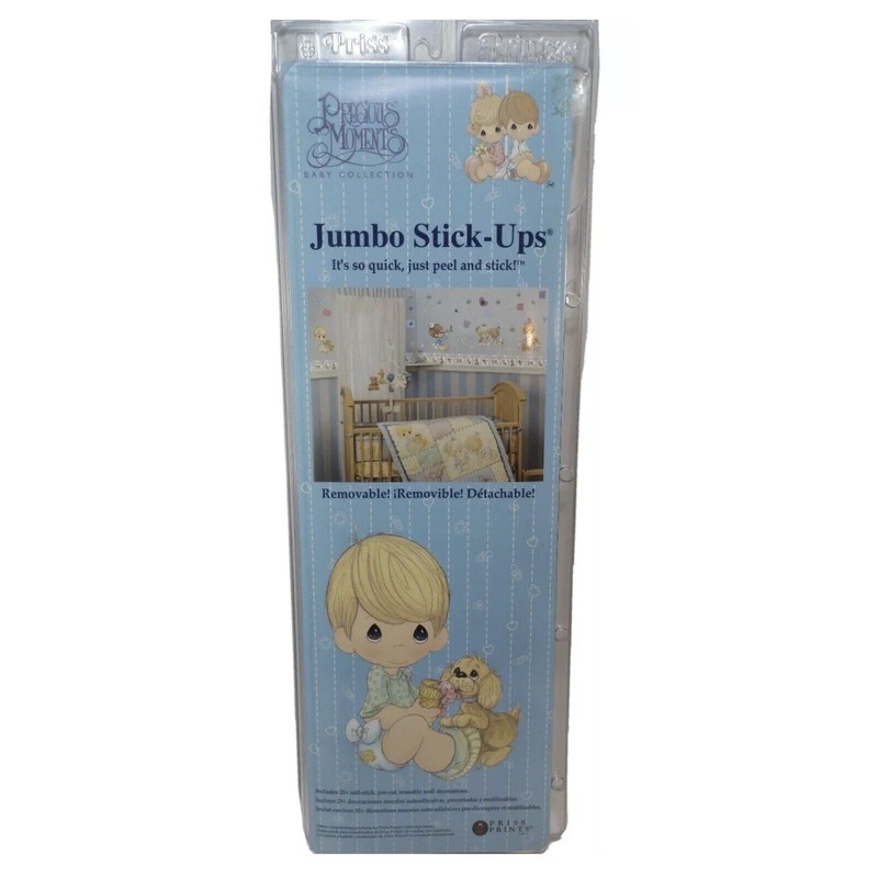 Priss Prints Precious Moments Jumbo Reusable Wall Decor Stick-Ups