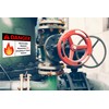 F5Xclusive Danger Flammable Material Sign, No Smoking or Open Flames