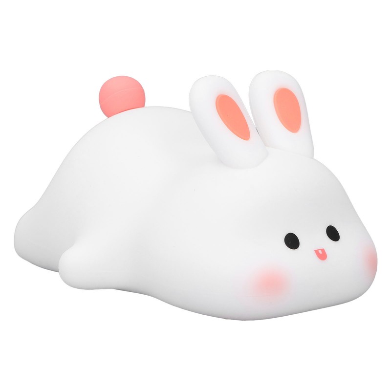 Pat Night Light Cute Rechargeable 3 Levels Brightness Silicone Cartoon