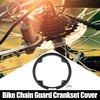 X AUTOHAUX Sprocket Cover Black 1 Piece for Bicycle Plastic