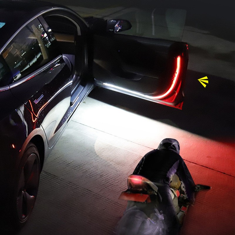 Car Door Light Strip Open Warning Slim Anti Rear End
