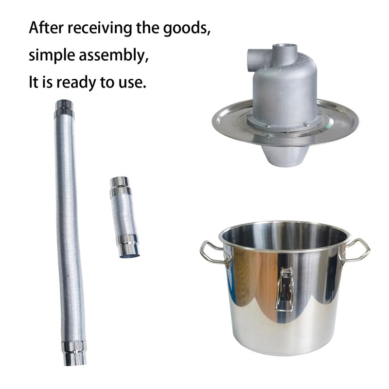 Aluminum Alloy Cyclone dust Collector Assembly（12L+SN40T10g1）