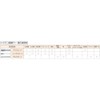 TRUSCO TB7A030 Carbide Bar Taper, Φ3 (8°) x Blade Length