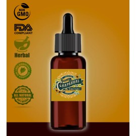 100% Pure Chaparral Extract Liquid Tincture Organic Chaparral (Larrea tridentata) USA - 2 oz