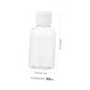 Healeved 20pcs Leakproof Travel Bottles Plastic Refillable Containers for Shampoo