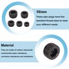 Hmknana 26PCS Black Pipe Plug Fitting Assortment Kit, Carbon Steel