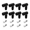 NYTKL 8 PCS Spark Plug Boot Terminal Kit, 90 Degree