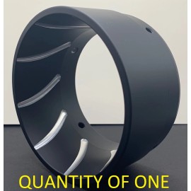 Just The Exhaust Tip "Comet" Black End Cap Fits SHARKROAD / Exhaust Muffler Tip fits on 4.5"