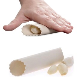 (Knoblauchschäler) Knoblauchschäler aus Silikon, Knoblauch Schäler Knoblauchrolle Knoblauchpresse…