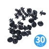 WHALETAIL 30PCS Bumper Cover Clip Fastener Rivet，Fender Liner Splash Shield