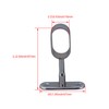 BQLZR 16mm Silver Zinc Alloy Chrome Plated Oval Wardrobe Closet