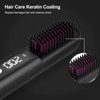 Heated Hair Straightening Brush Negative Ions 30s Fast Heating Rechargeable