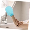 Guantes Exfoliantes IWOWHERO Mediano Azul – Exfoliación Corporal para Ducha