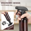 Hethyo Spray Bottles 12oz Plastic Spray Bottle for Hair Mist/Stream