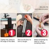 Stainless Steel Rolling Pin, Desktop Clip On Dough Roller 360