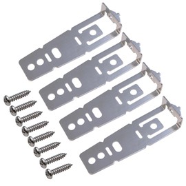4pcs WD01X27759 Mounting Bracket, Dishwasher Replacement Parts Compatible with GE Dishwasher