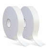 2 Rollos Cinta Adhesiva de Doble Cara de Espuma,20mmx5m(Total 10m),Polietileno