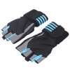 Half Finger Adjustable Cycling ShockAbsorbing Gloves AntiSlip Bicycle Gloves Blue(Blue