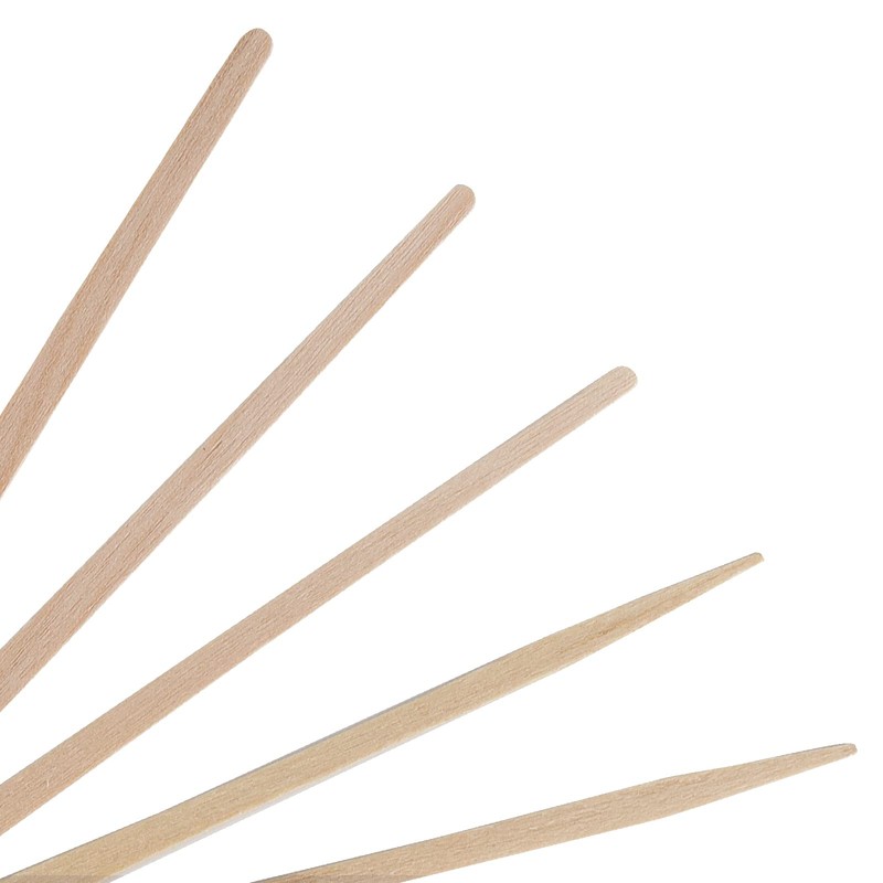 JOIKIT 1000 PCS Eyebrow Wax Sticks, 2 Style Wooden Wax