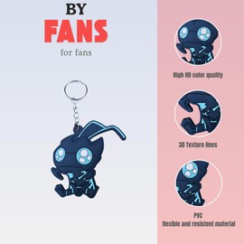 Takeshii Anime Keychain Solo Leveling Ant King Beru Chibi PVC Figure Sung JinWoo Shadow Army Collectible Japanese Manga Keyring Gift