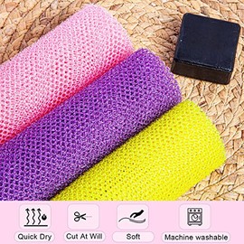 Piezas Esponja Red Exfoliante Africana Baño Trapo Fregado Lavado Ducha Larga Cuerpo Limpiador Corporal