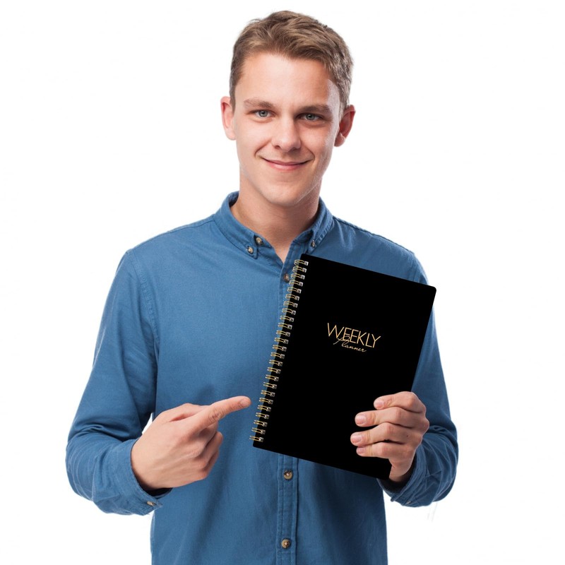 Weekly Appointment Planner with Hourly Schedule,Priorities & Habit Tracker Organizer,7.5"×10"