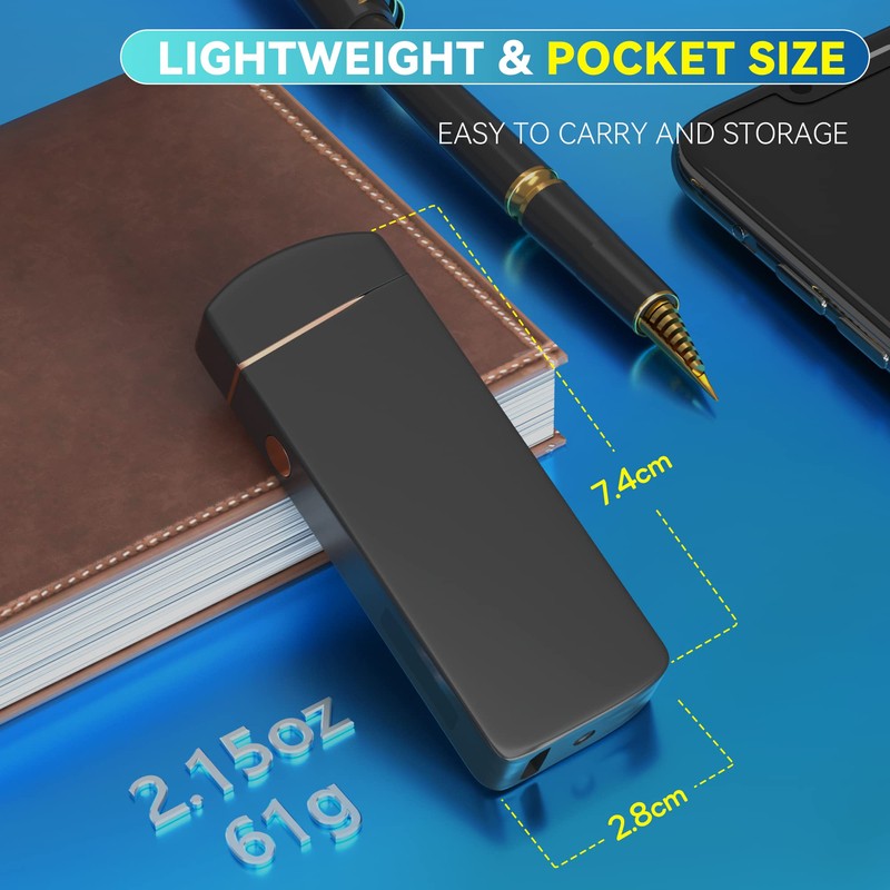 Coquimbo Gifts for Men Dad Him, Electric Lighter USB Rechargeable