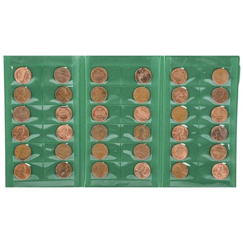 Rhode Island Novelty Green Zoo Penny Collecting Book One Per