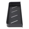 Shower Caddy Wall Mount Shelf with Hooks Space Aluminium Large